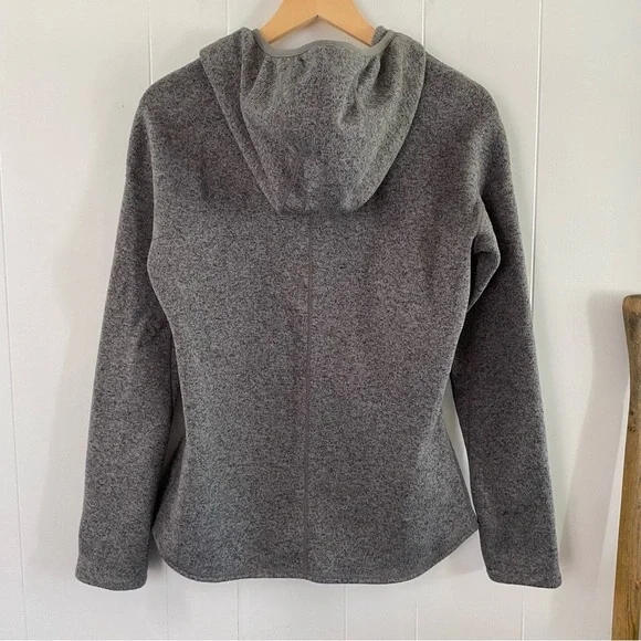 Stio Sweetwater Hoodie Fleece Grey Pullover Zip Hood Outdoor Knit Gorpcore - Picture 6 of 16